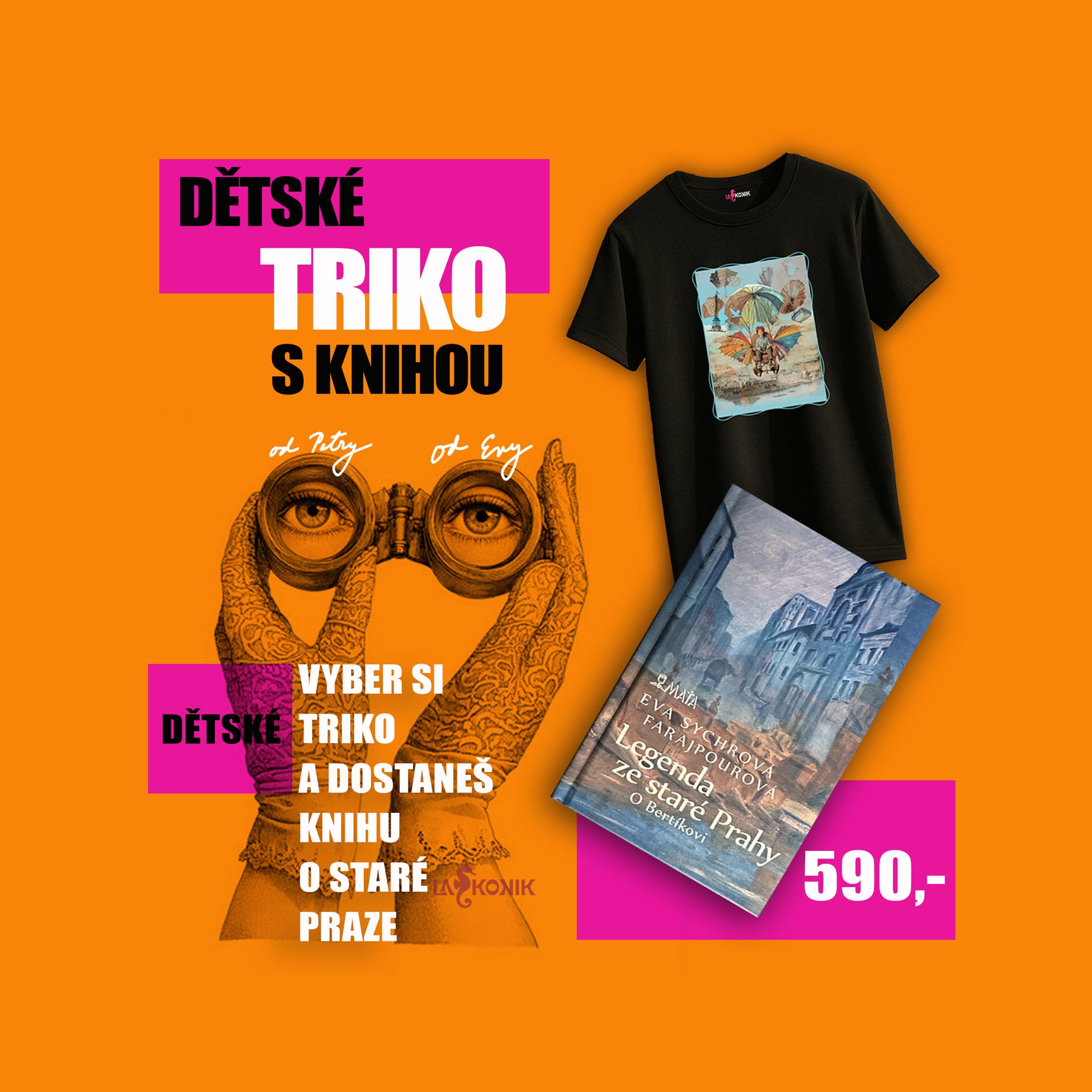 Triko (dětské) s knihou
