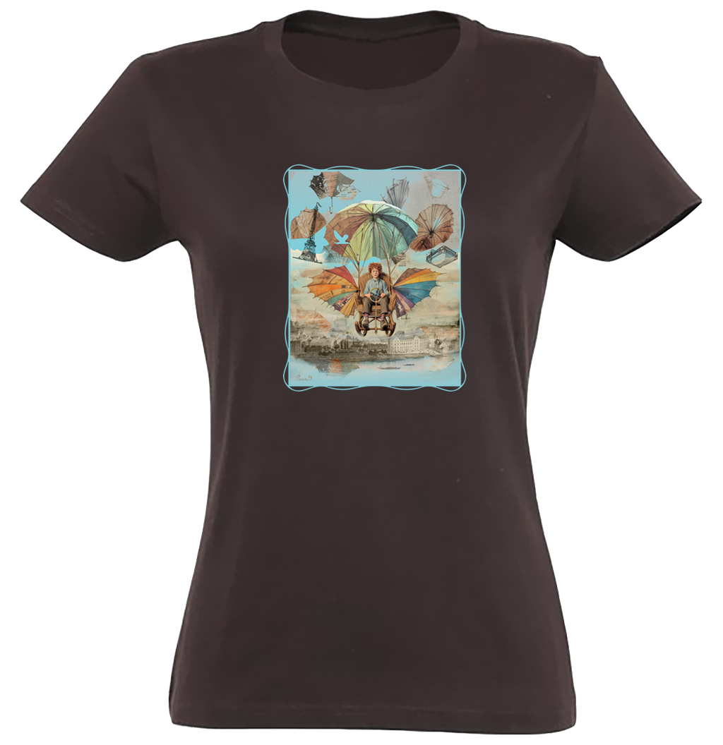 Legenda / Premium tričko dámské/čokoládové