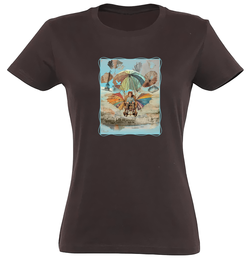 Legenda / Premium tričko dámské/čokoládové