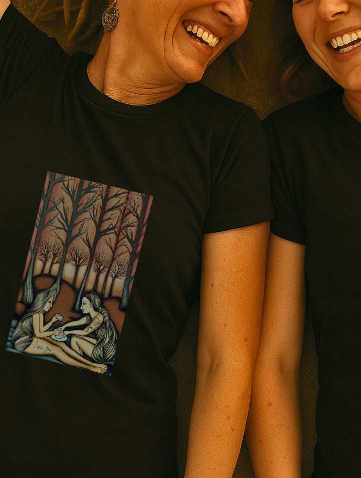 Les - Ritual - I see you / BIO&FAIR trade tričko dámské/černé