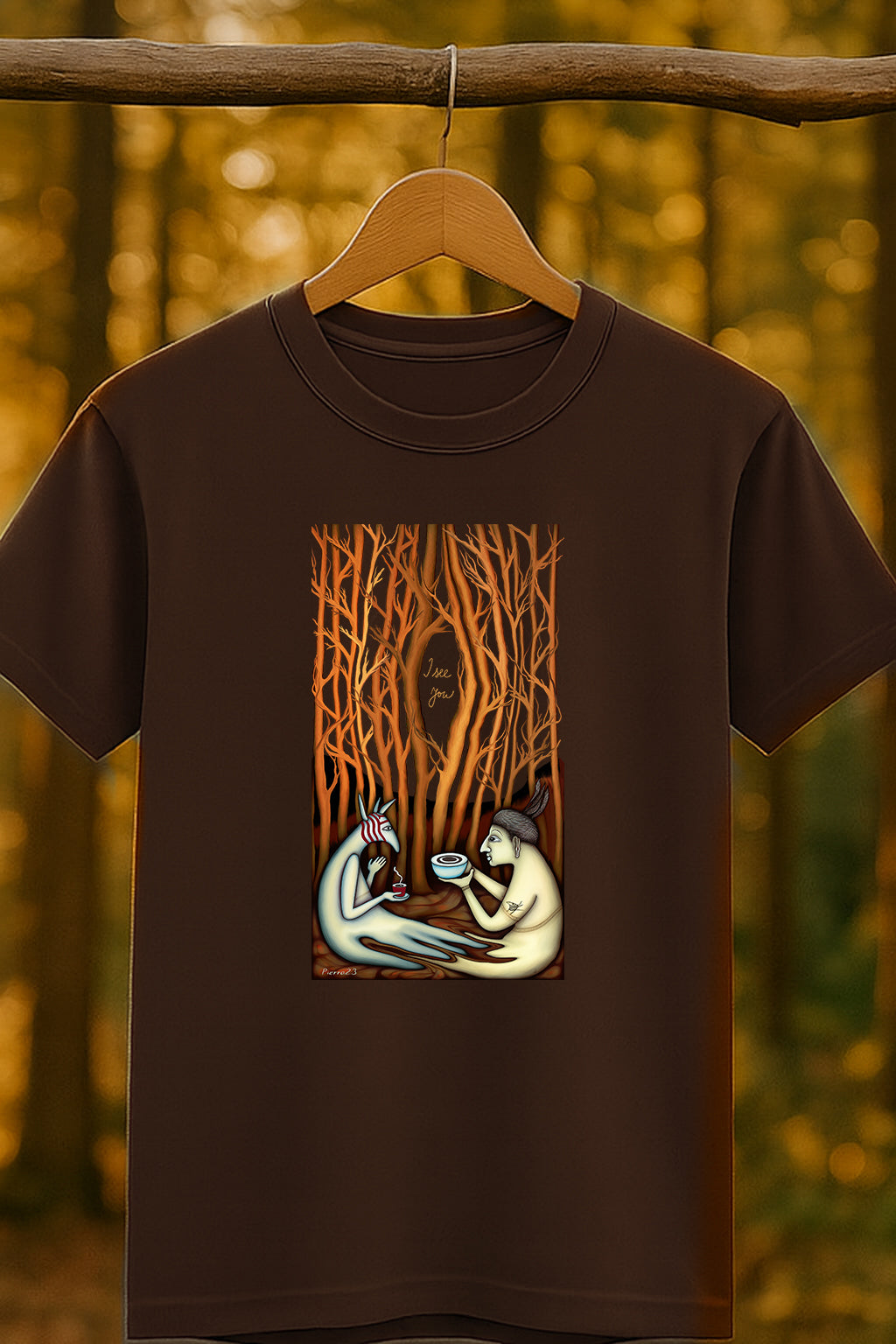 Les - Totem - I see you/ Premium pánské hnědé