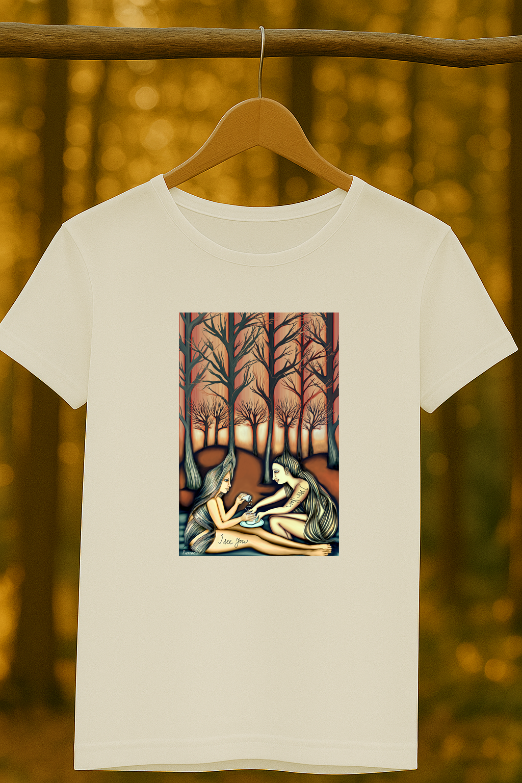 Les - Ritual - I see you / Premium tričko dámské/bílé