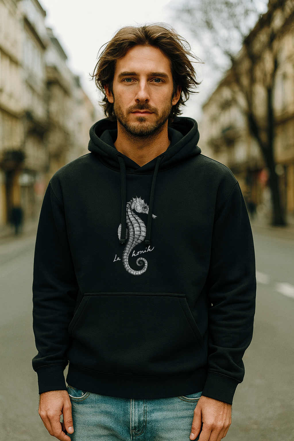 Mikina Lakonik pánská / černá