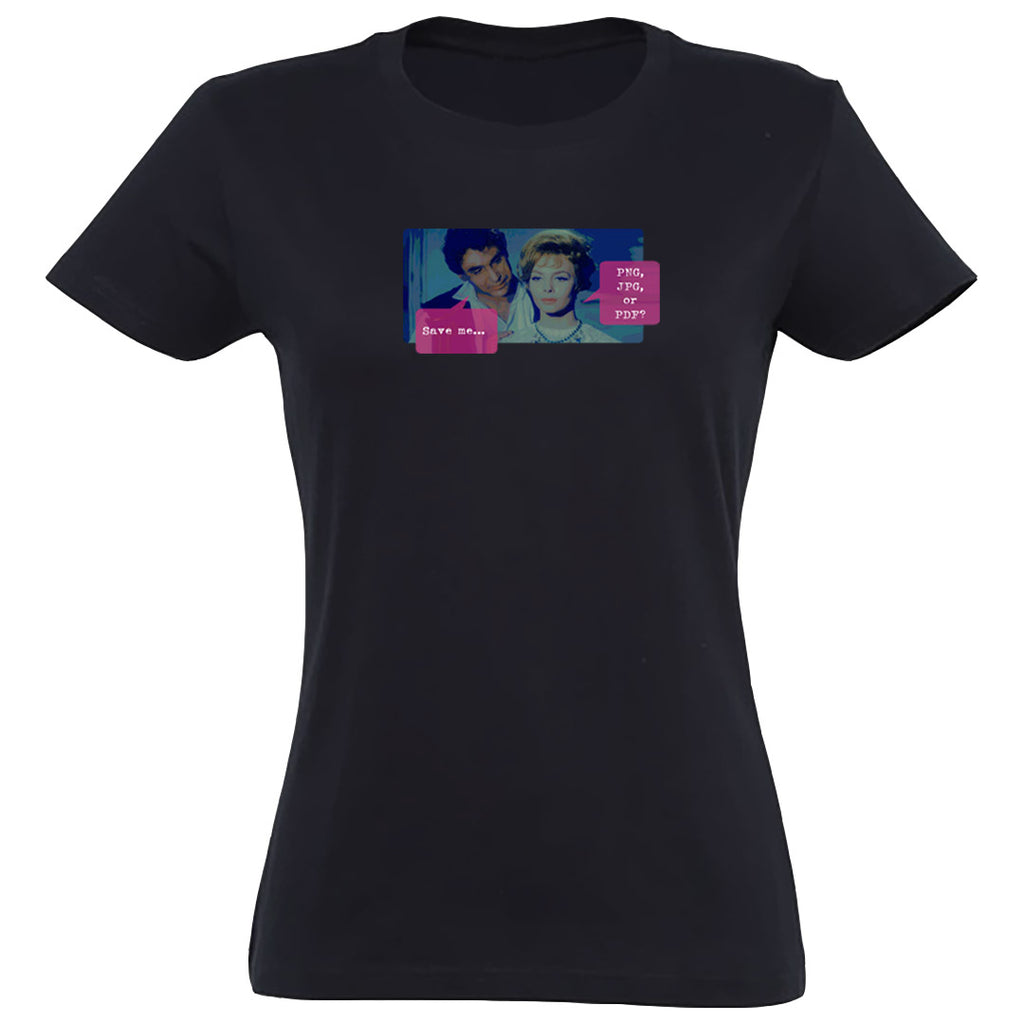 Save me / Premium tričko dámské/černé