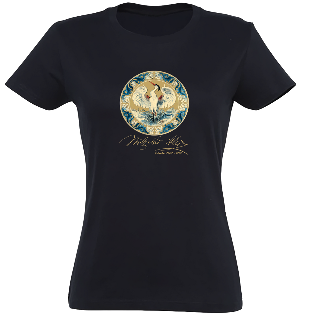 Volavka/ Premium tričko dámské/černé