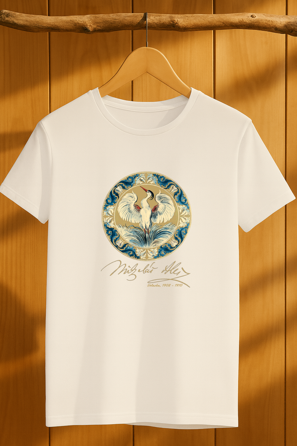 Volavka/ Premium tričko dámské/bílá