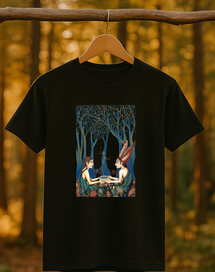 Les - Psychedelic - I see you / Premium tričko dámské/černé