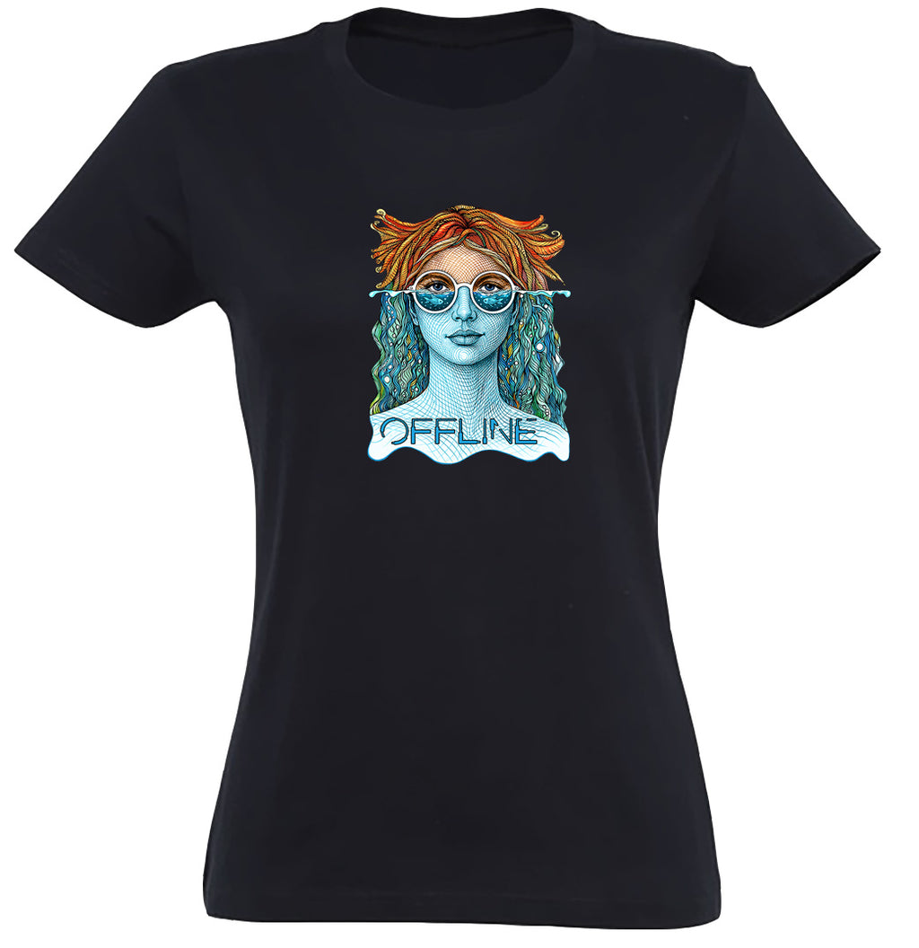 Offline/ Premium tričko dámské/černé