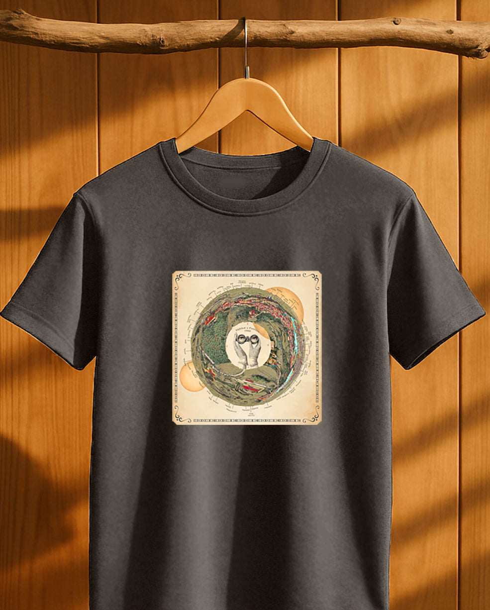 Petřín 1900 - mapa béžová/ Premium pánské - unisex/ hnědá