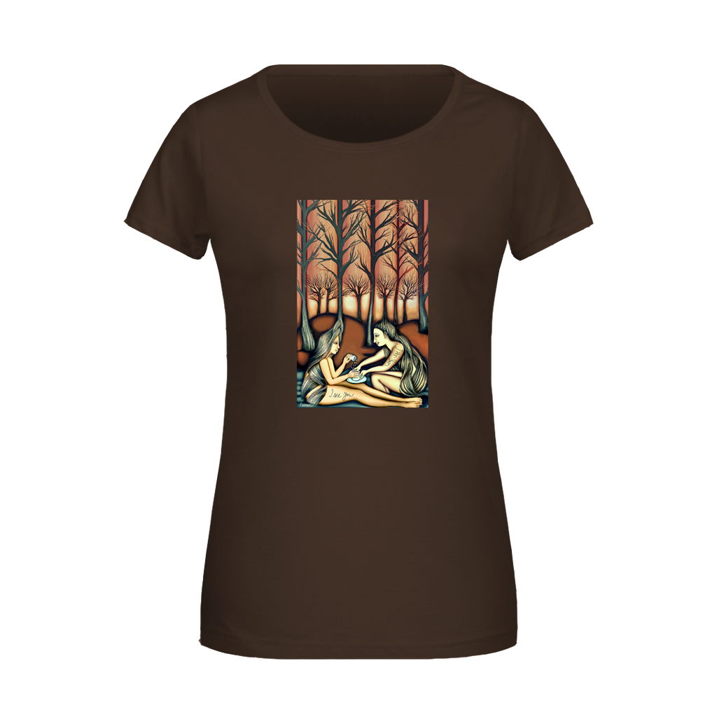 Les - Ritual - I see you / BIO&FAIR trade tričko dámské/hnědé