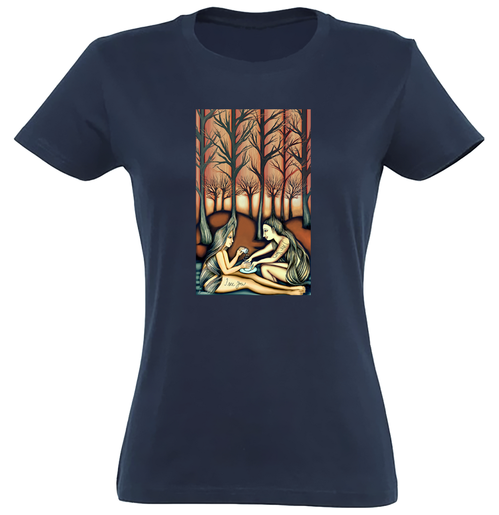 Les - Ritual - I see you / Premium tričko dámské/denim