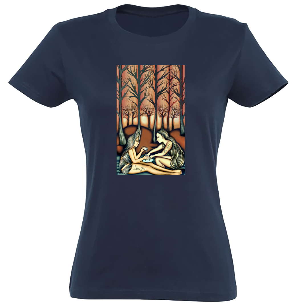Les - Ritual - I see you / Premium tričko dámské/denim