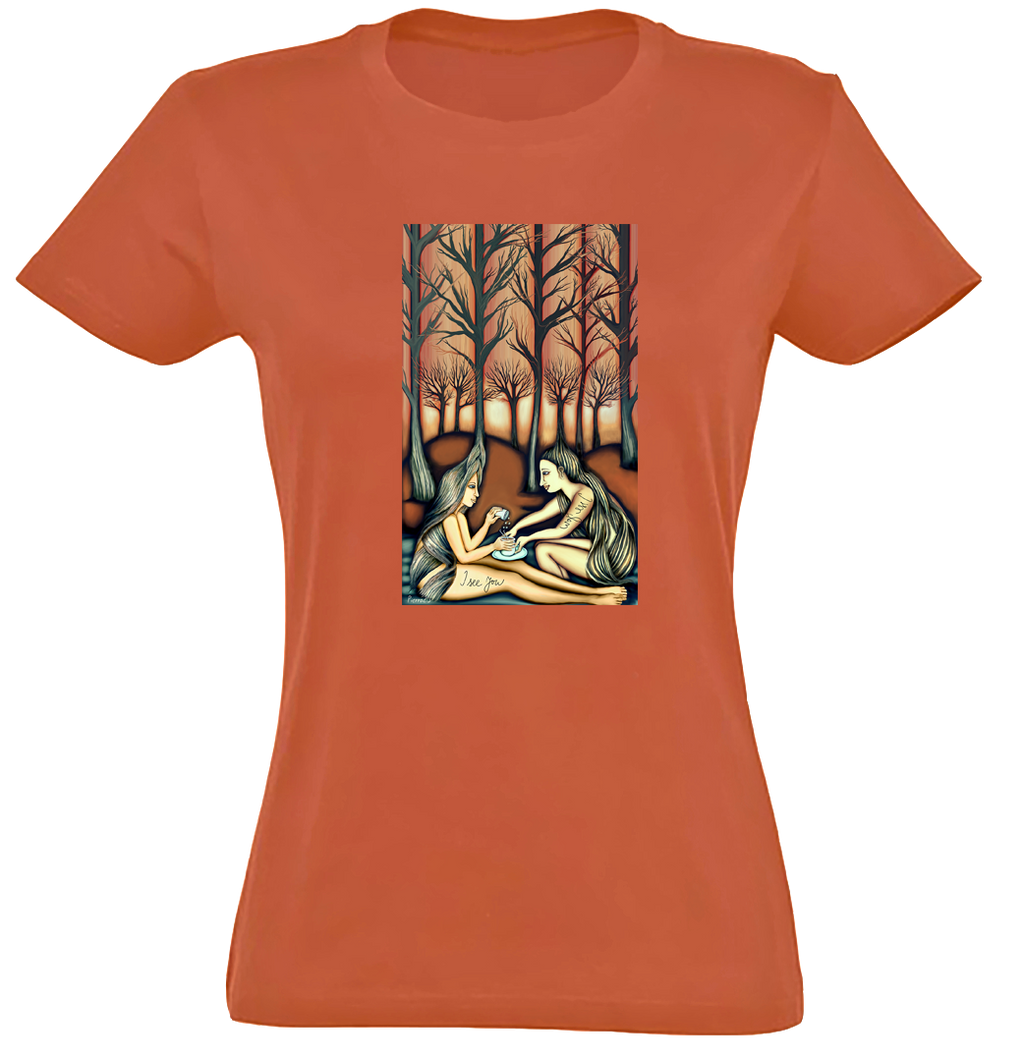 Les - Ritual - I see you / Premium tričko dámské/oranžová