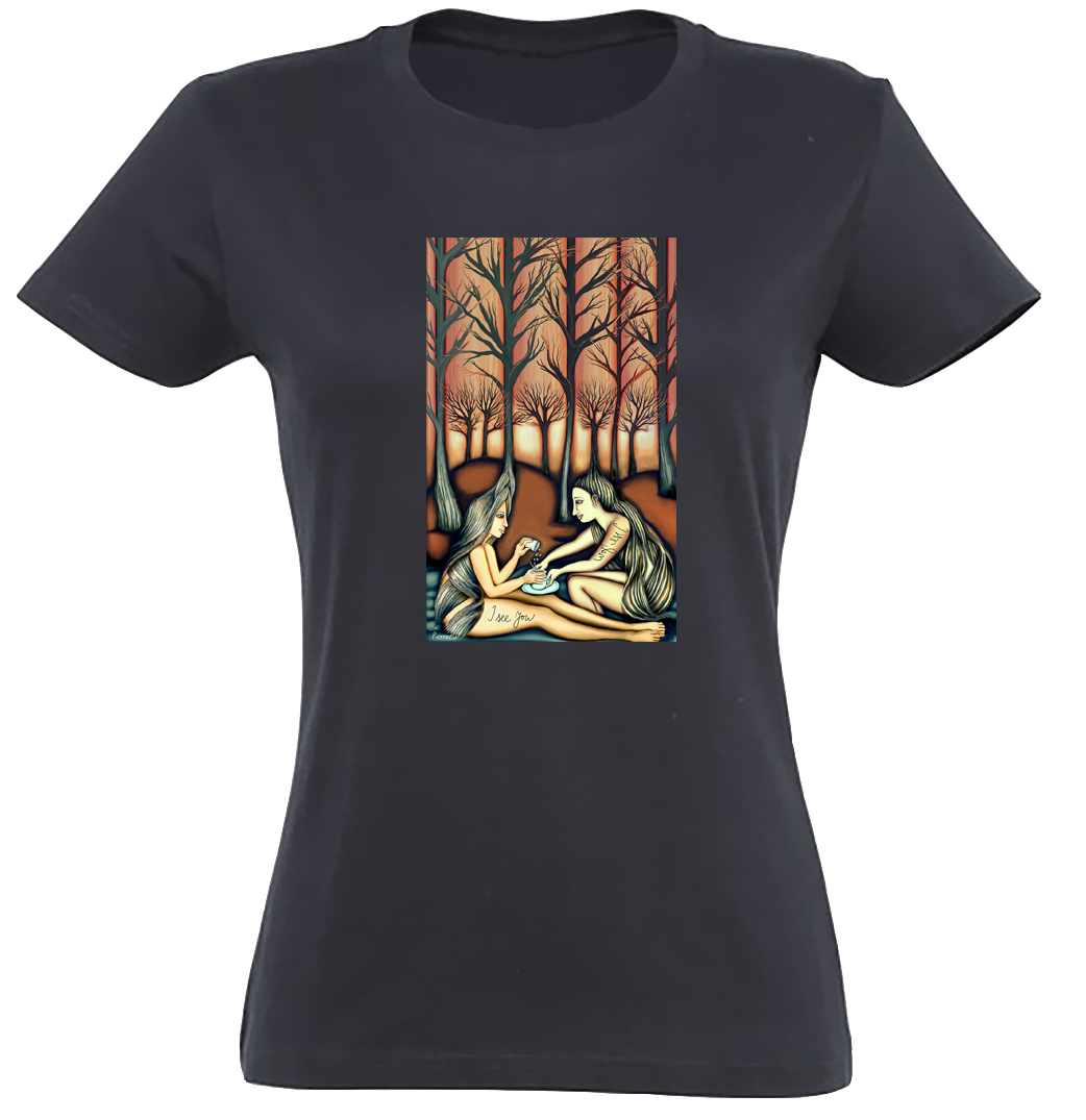 Les - Ritual - I see you / Premium tričko dámské/tmavě šedá